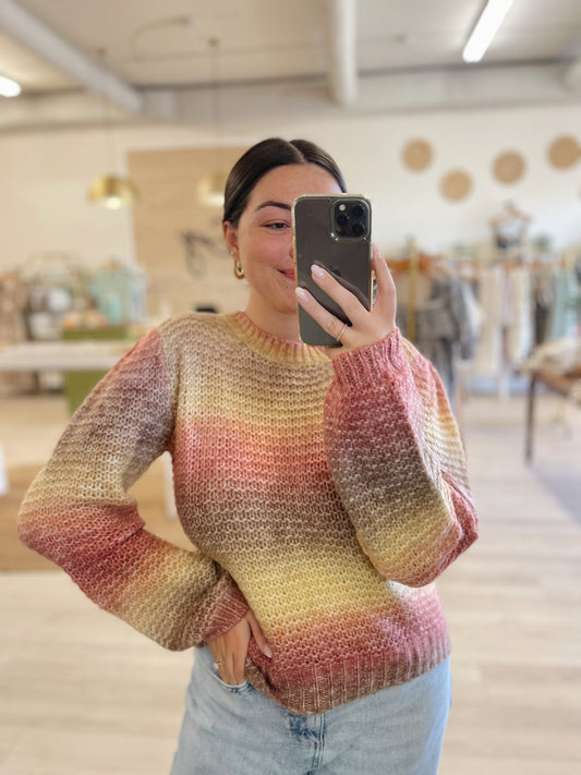 Yarn Stripe Sweater