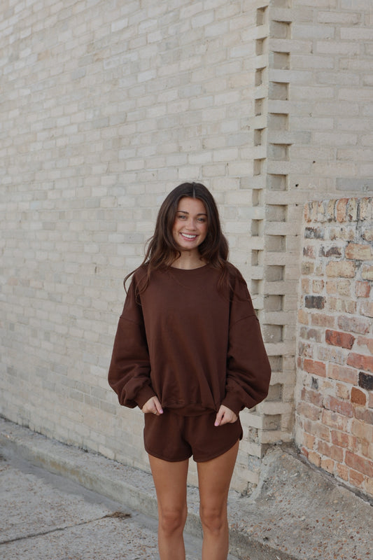 Mabel Crewneck - Mocha