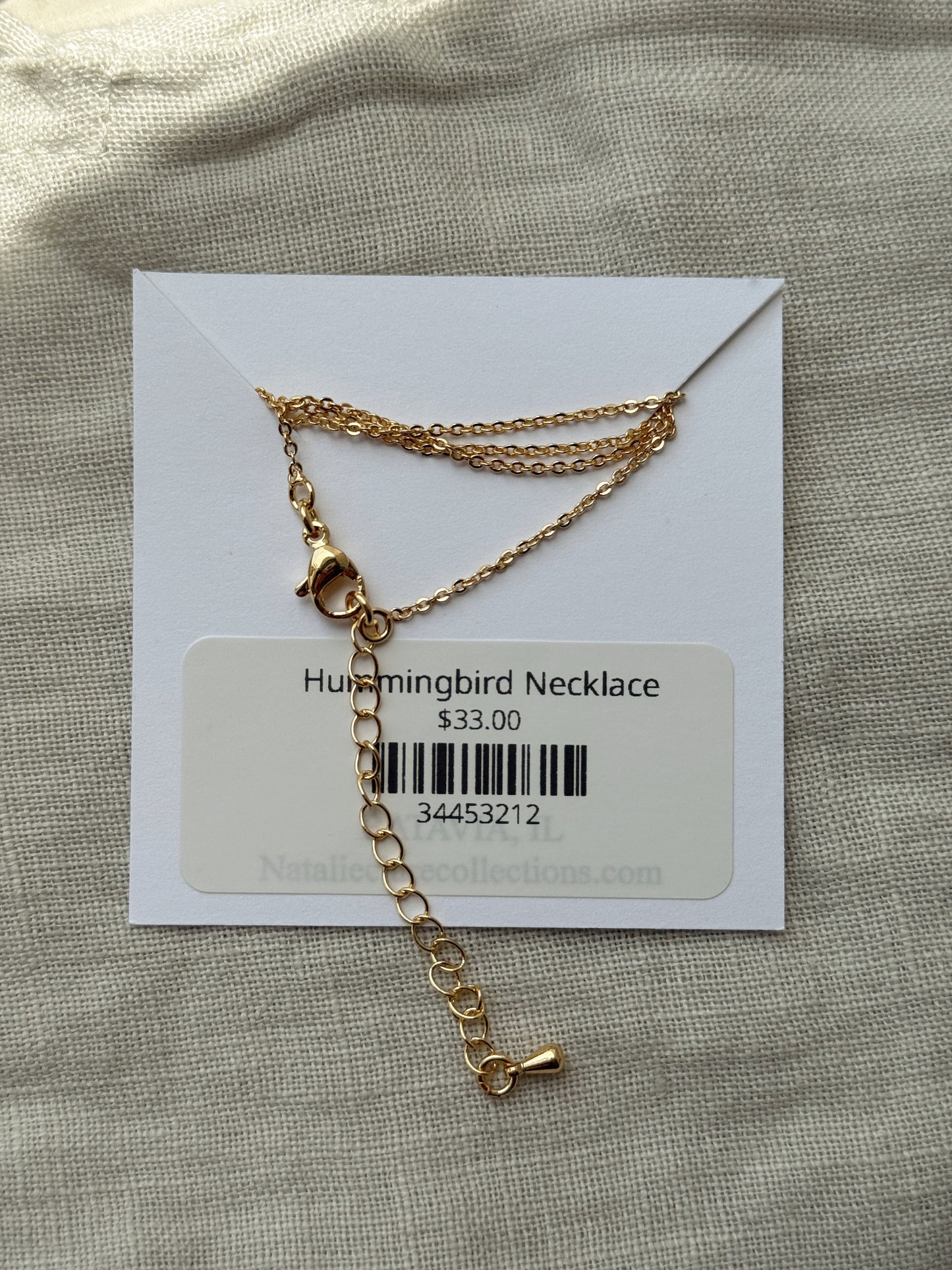 Hummingbird Necklace