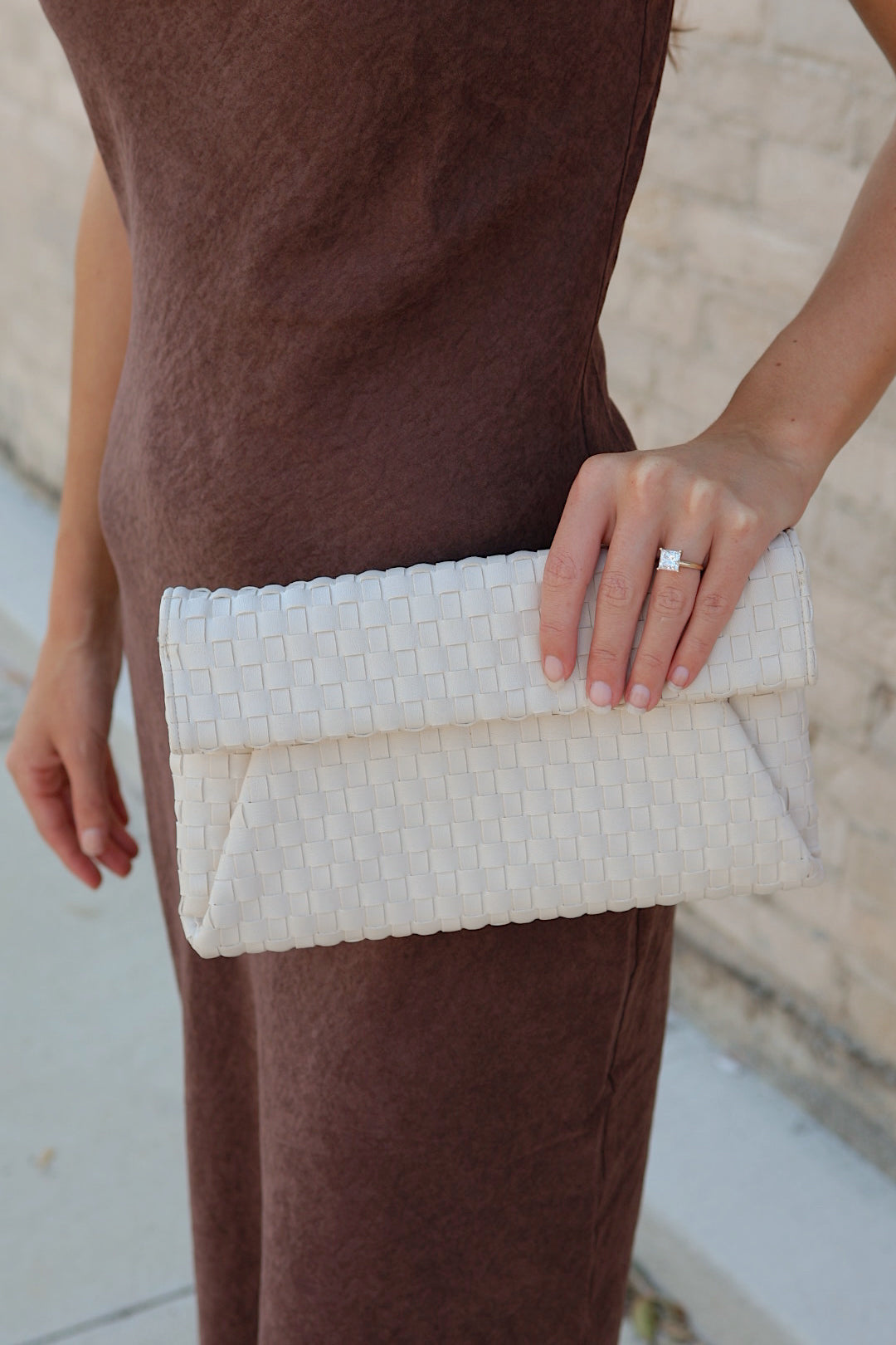Priscilla Ivory Purse