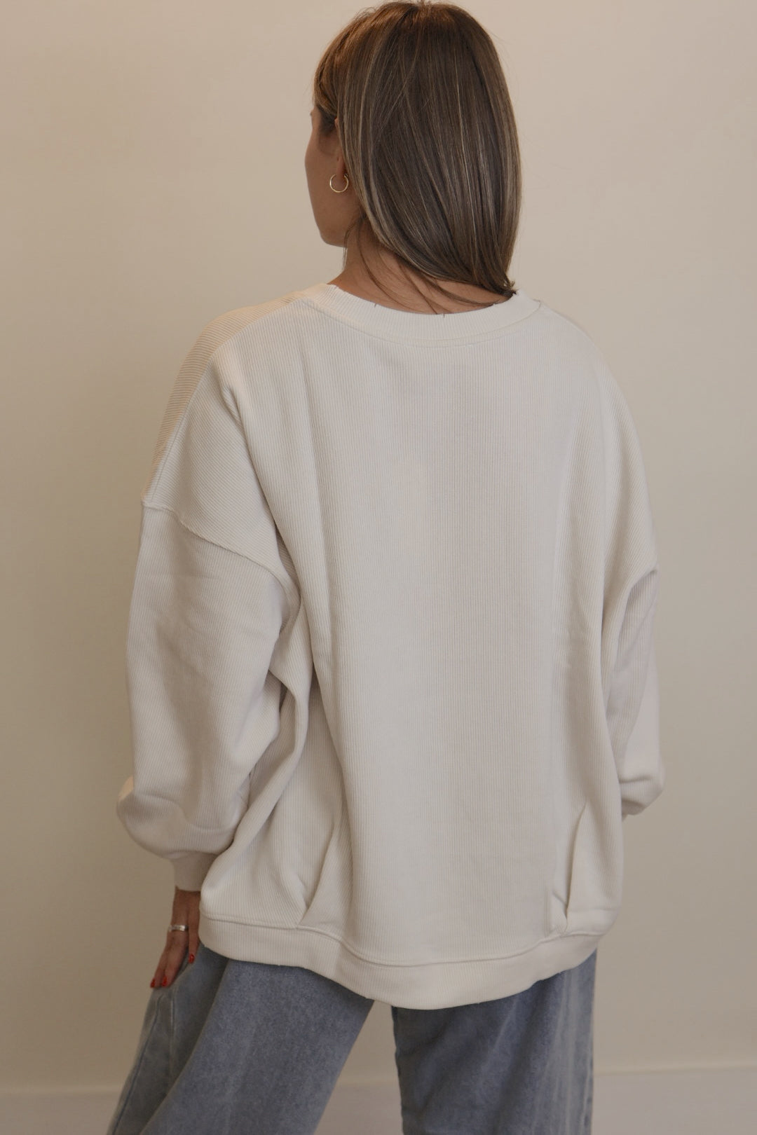 Ribbed Knit Crewneck