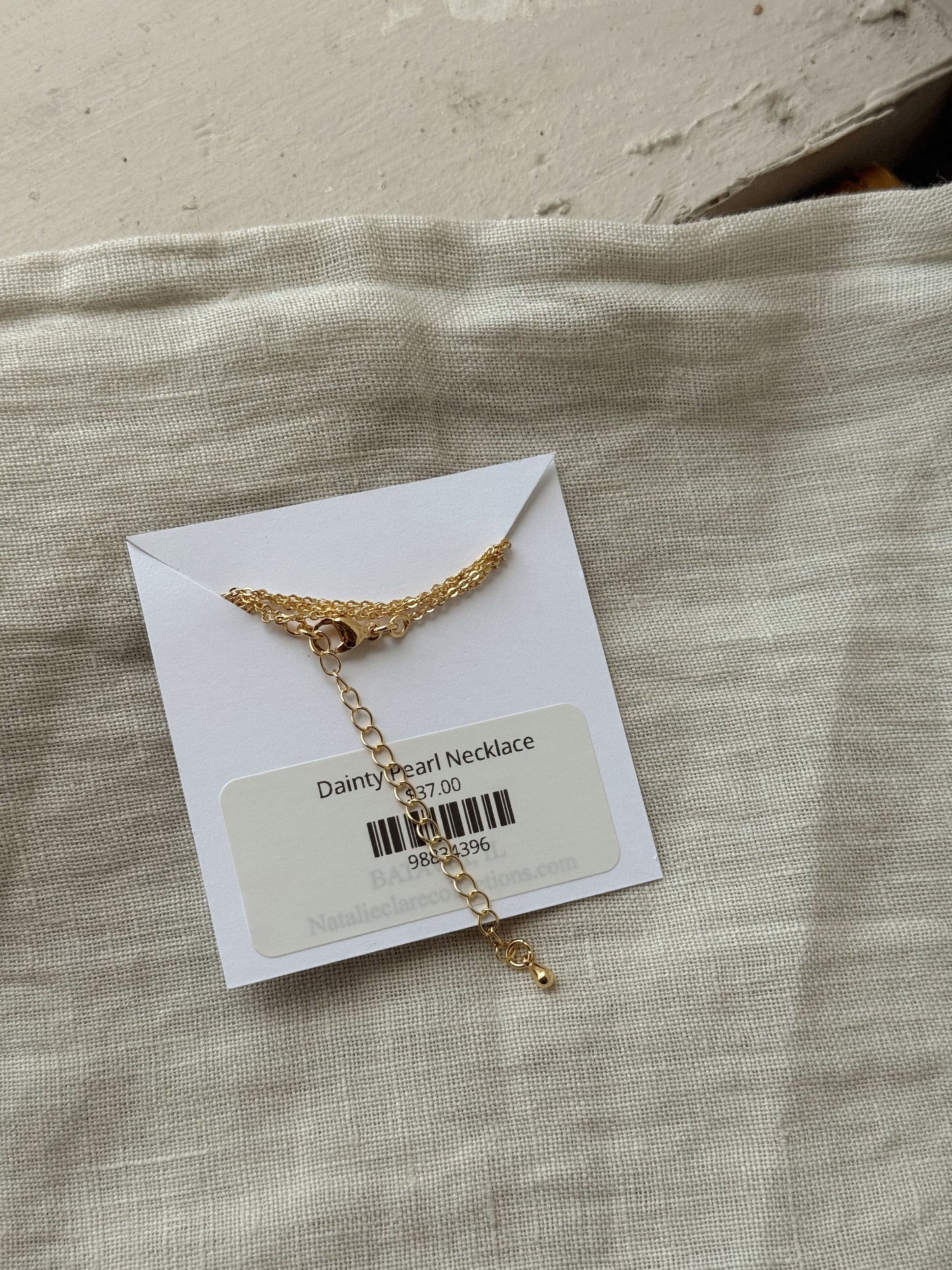 Dainty Pearl Necklace