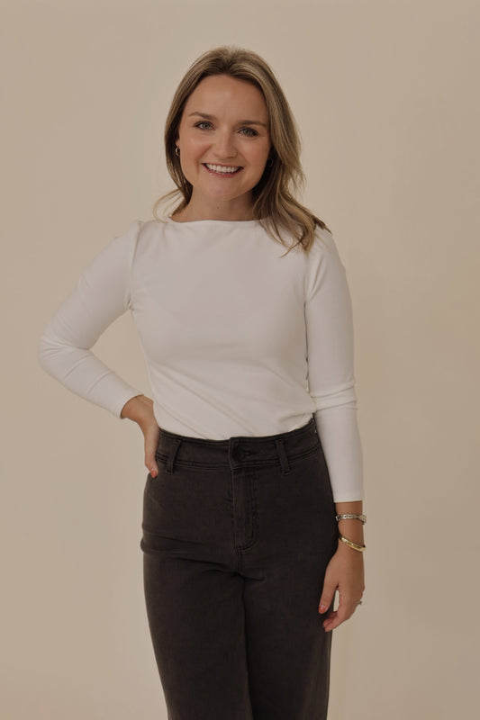 The Martina Top - White