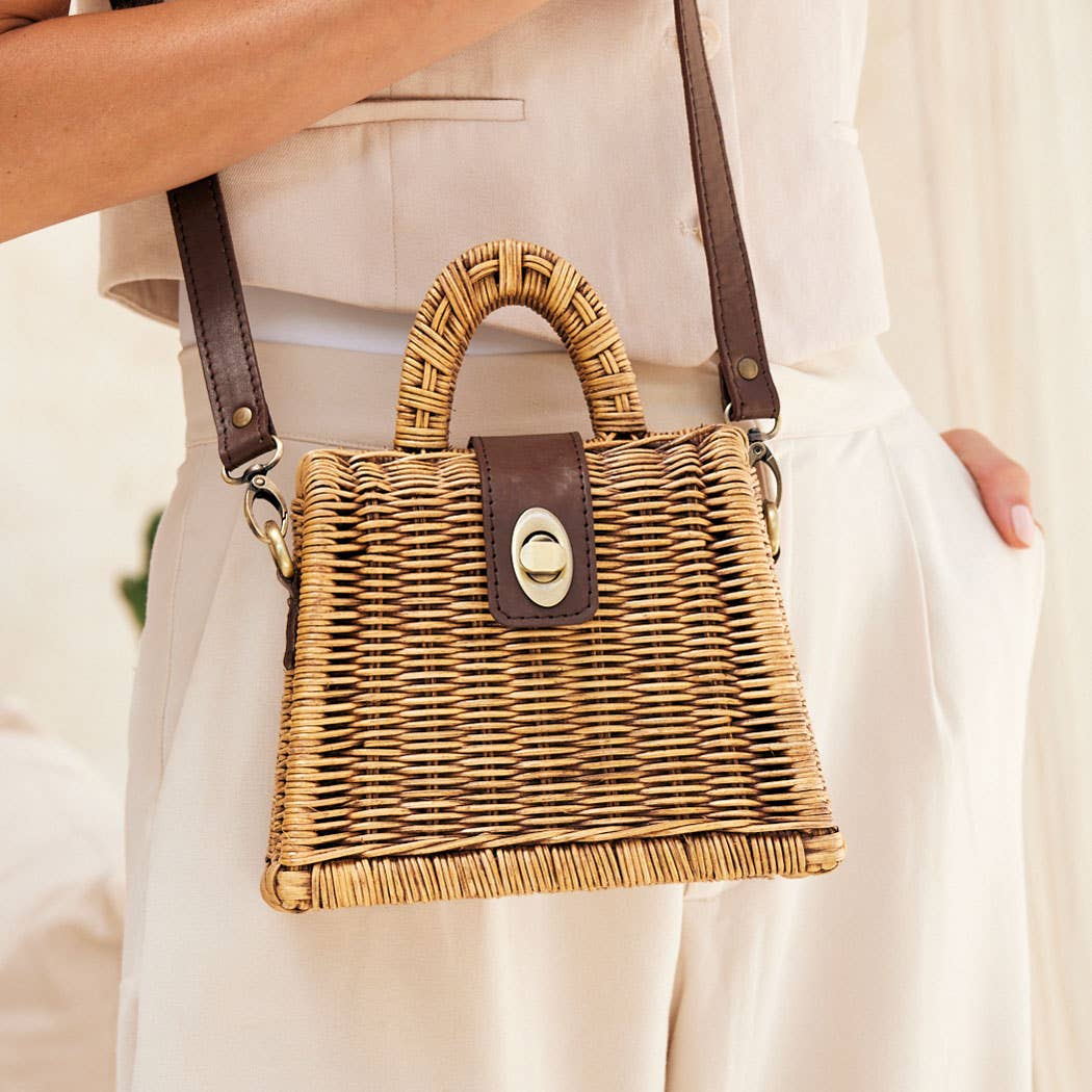 Rattan Crossbody