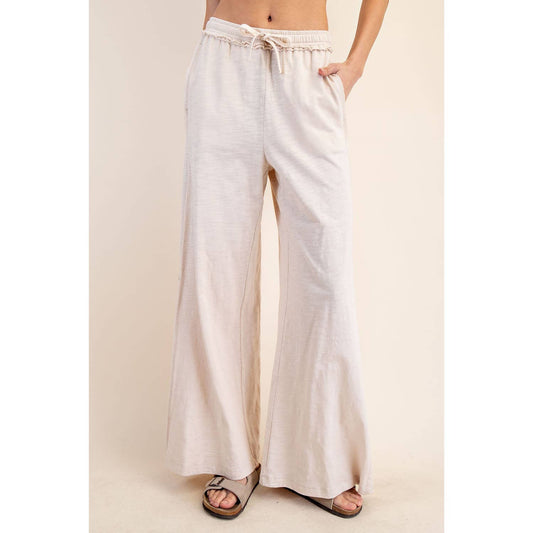 Cotton Wide Leg Pant