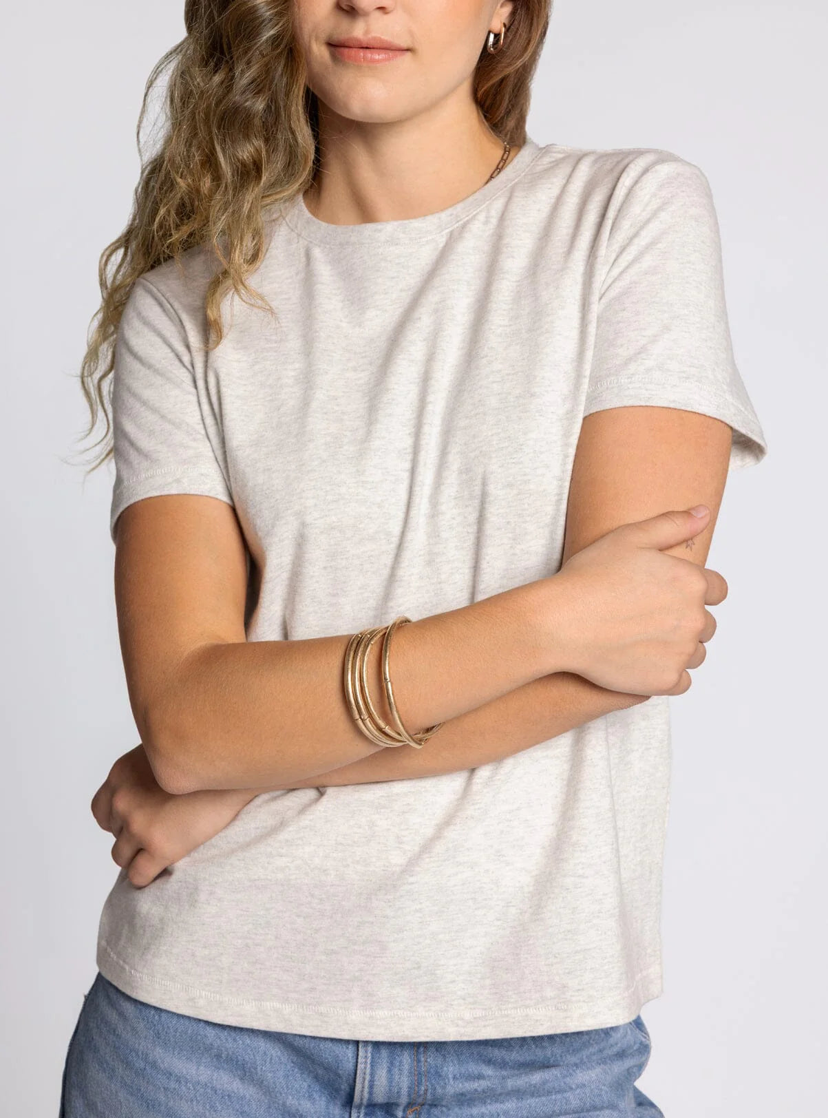 Asher Tee / Light Heather