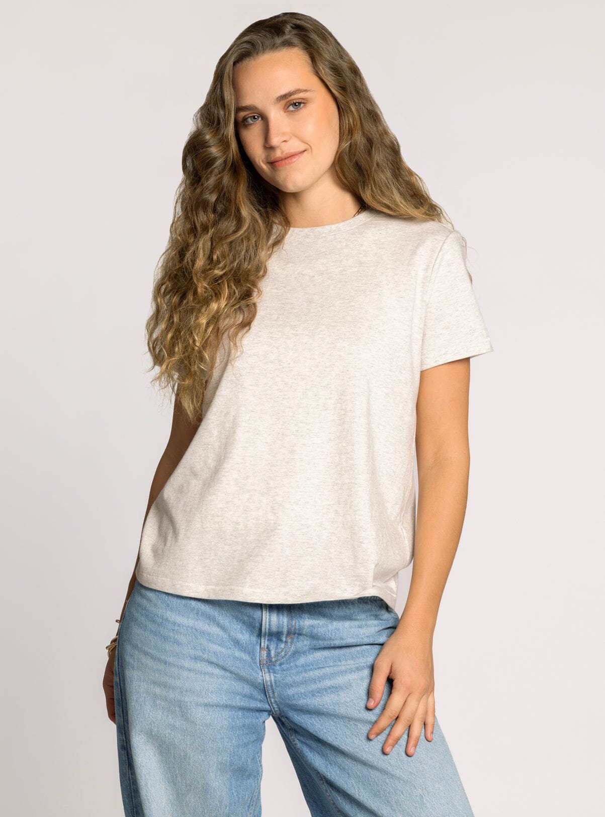 Asher Tee / Light Heather
