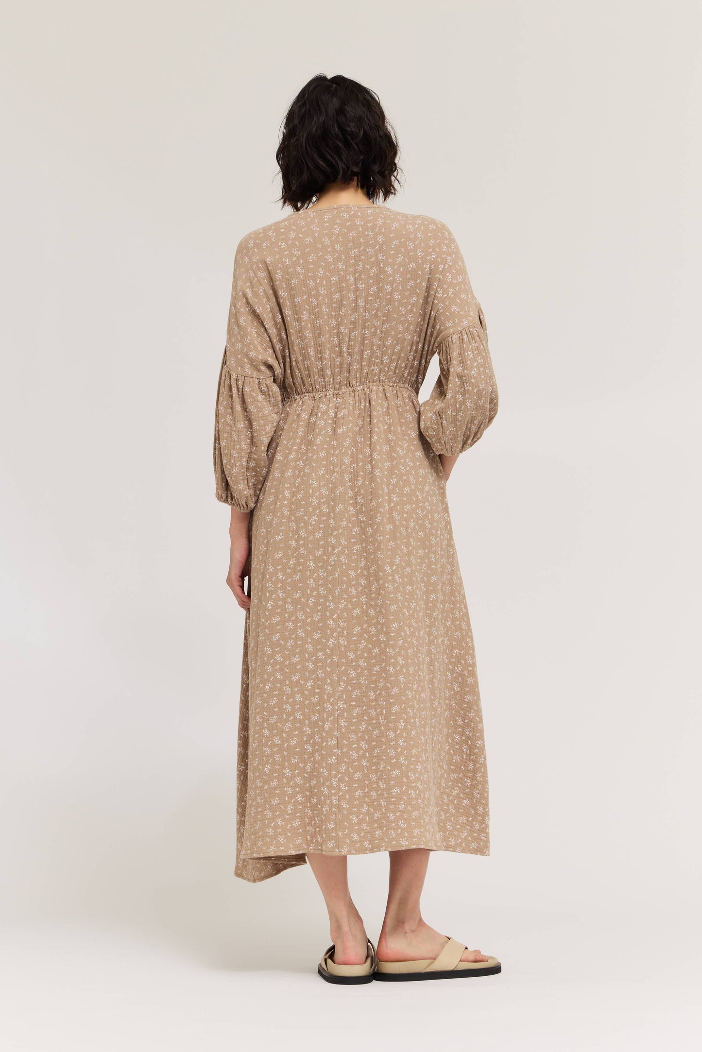 Logan Floral Gauze Midi