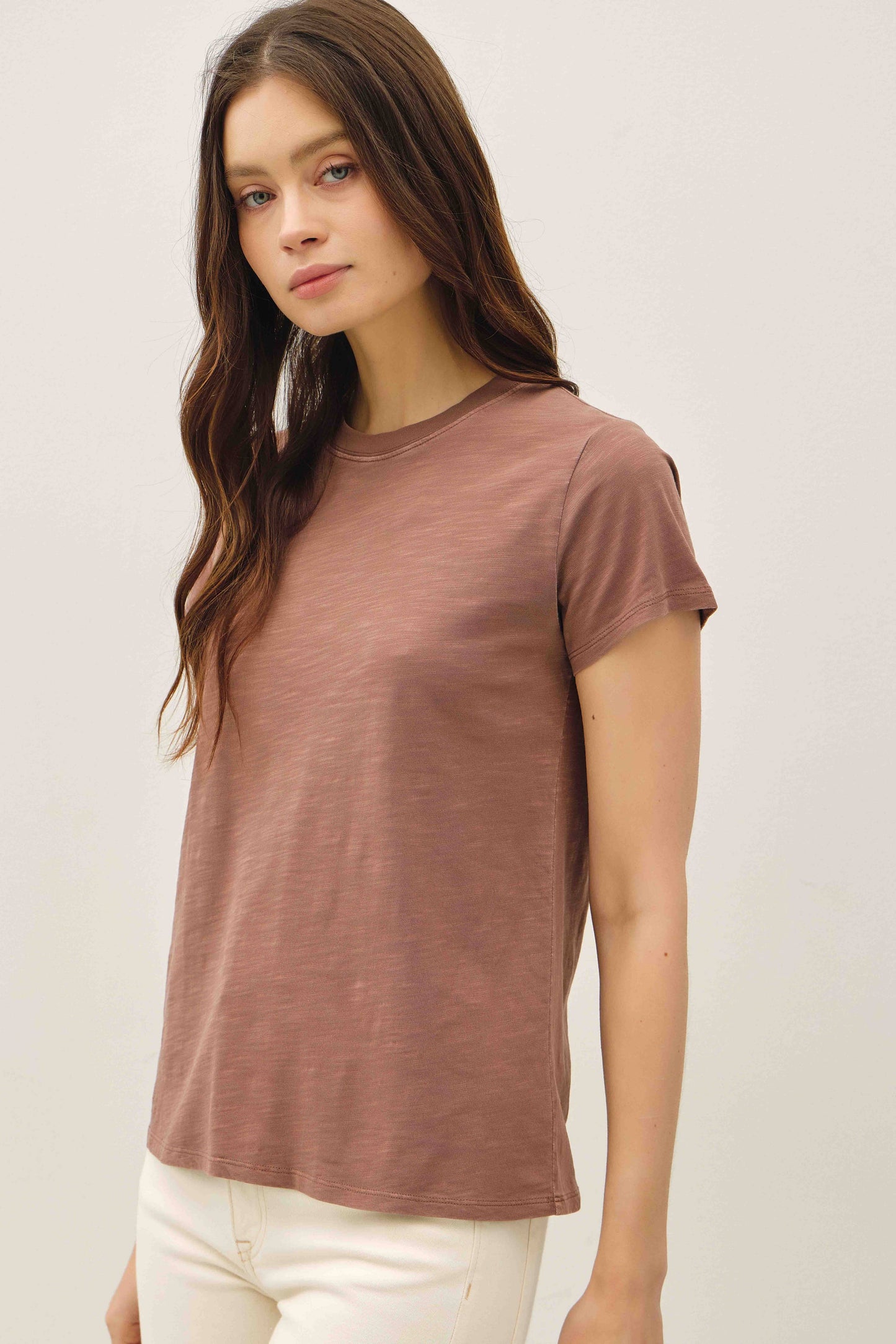 Cotton Tee - Cocoa