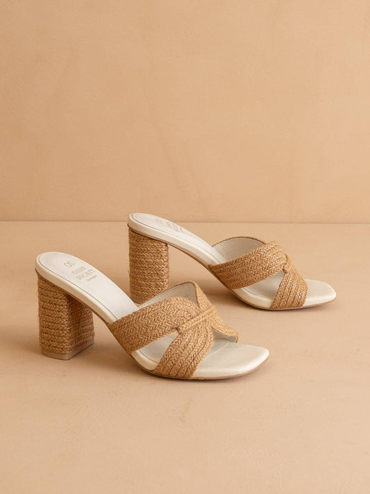The Santiago | Raffia Summer Heel