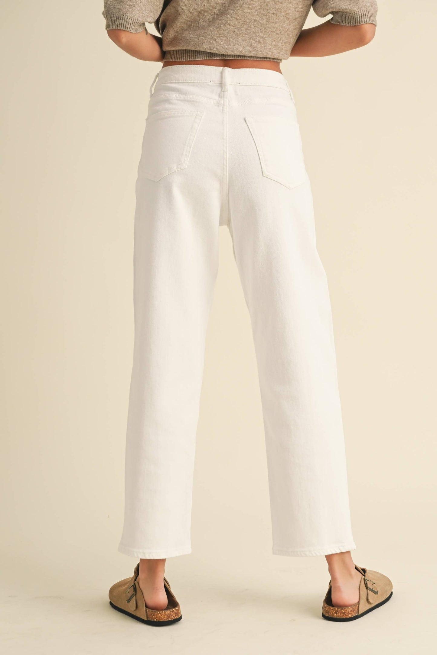 Tapered Cotton Pants