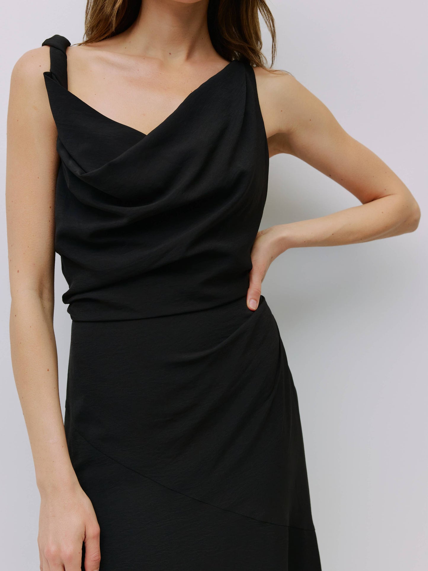 The Renee Dress | Cowl Neck Dress