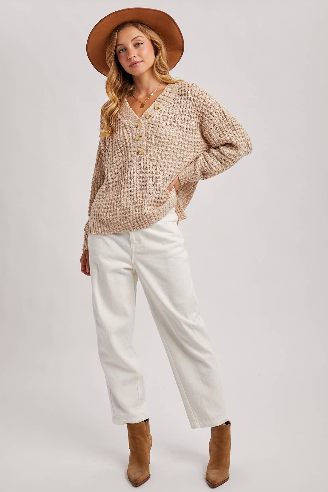 Henely Sweater Top