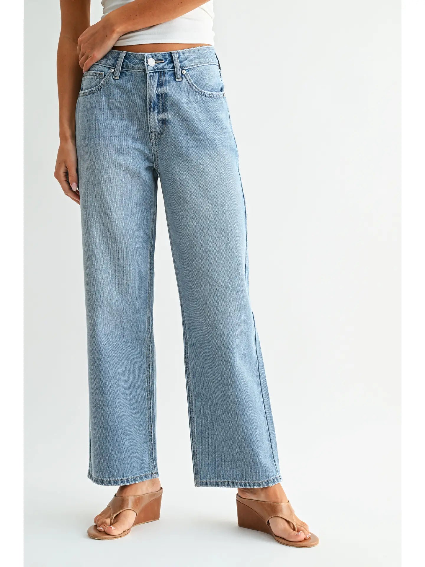 High Rise Loose Fit Straight