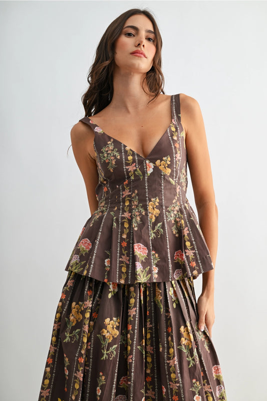 The Betty Floral Top