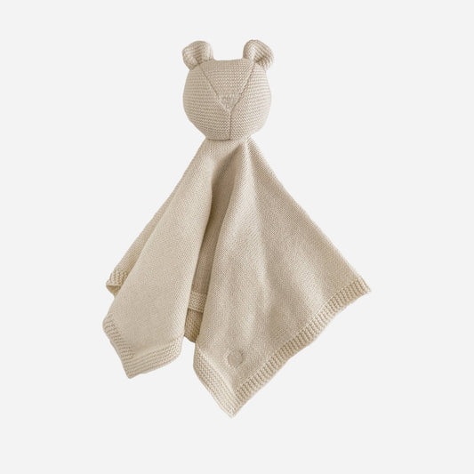 Taupe Cotton Lovey Bear