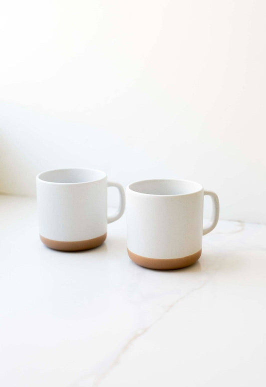 White Speckled Ceramic Mug