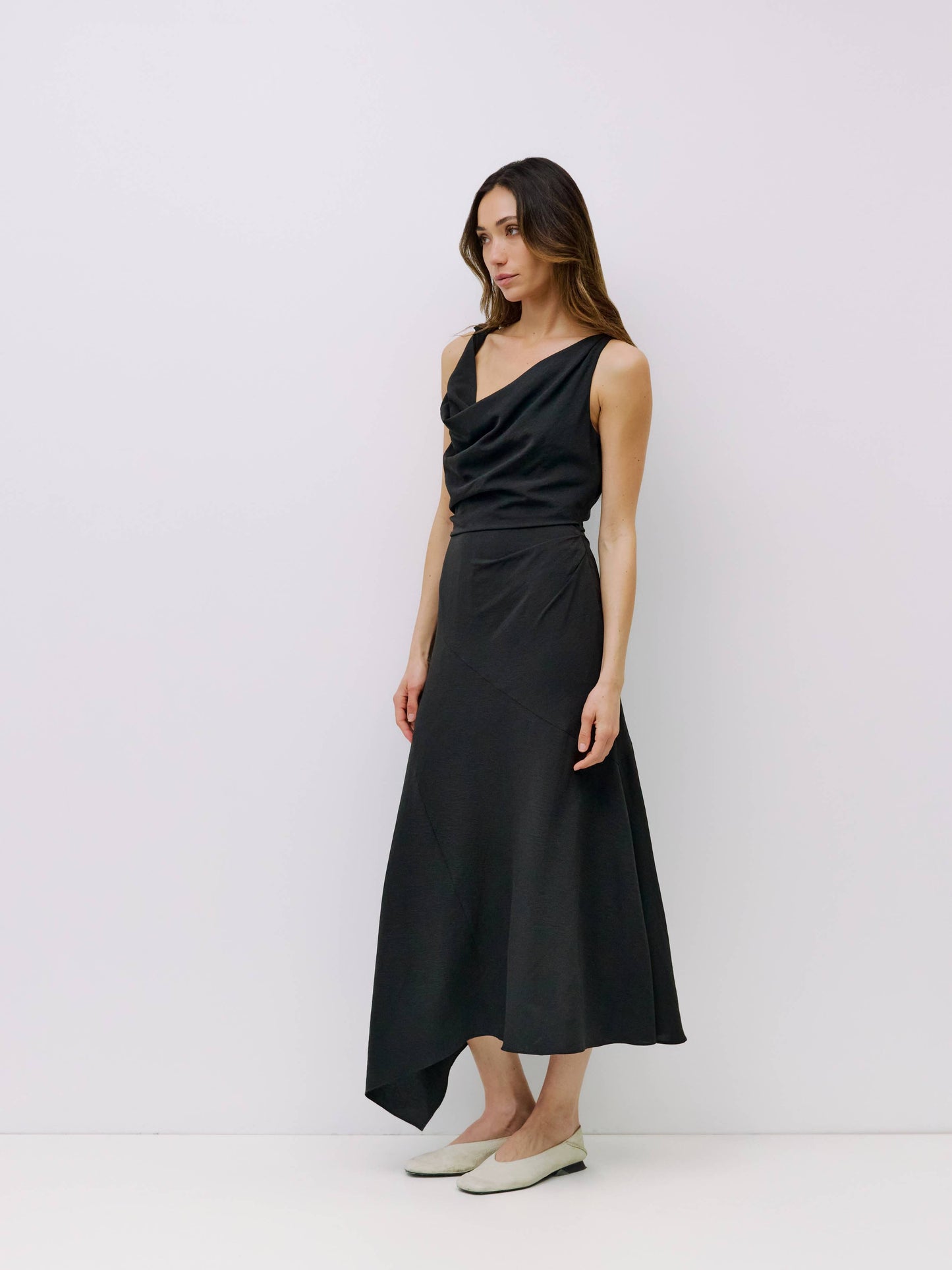 The Renee Dress | Cowl Neck Dress