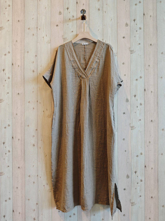 Linen Tunic Dress / One Size