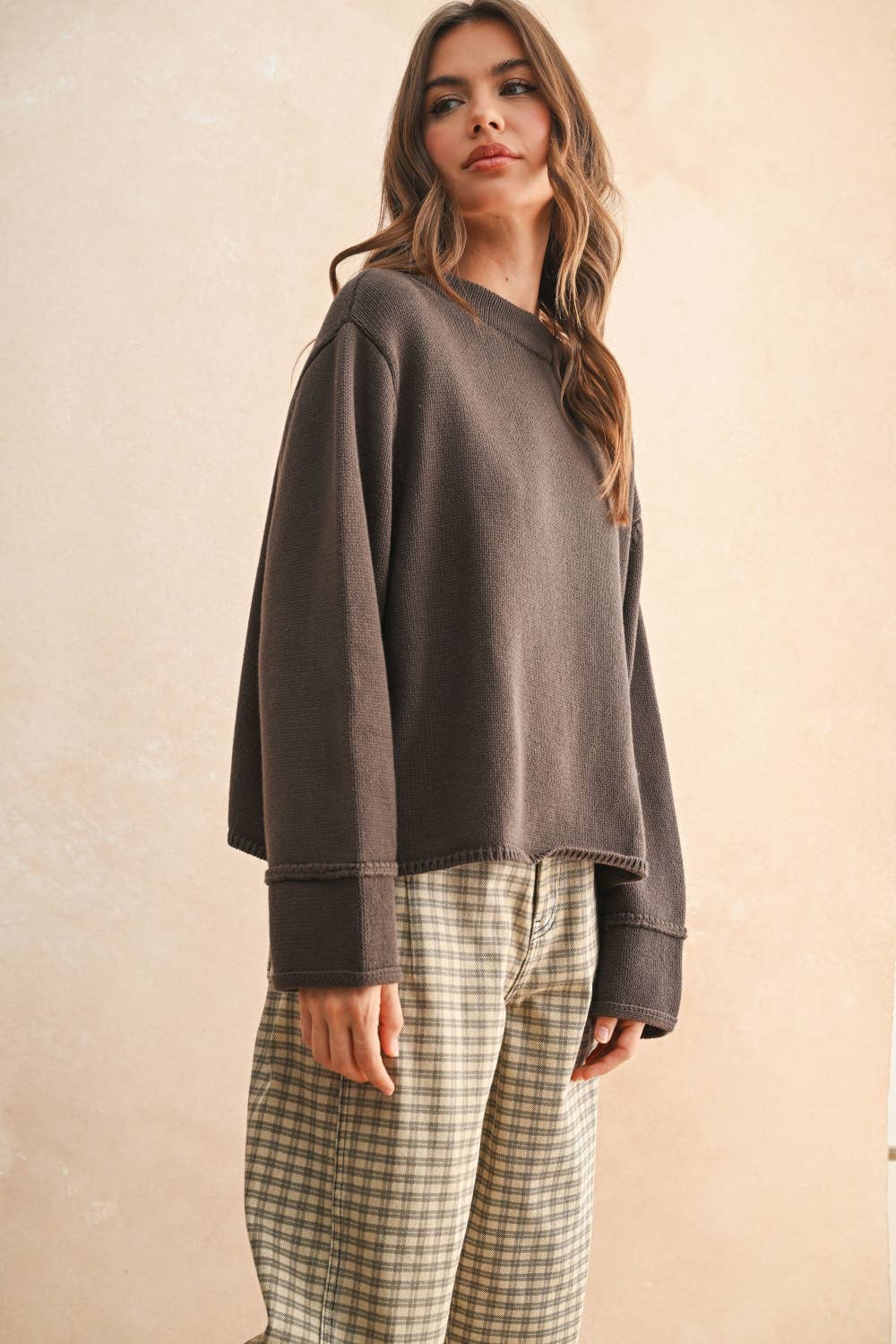 June Sweater - Brown