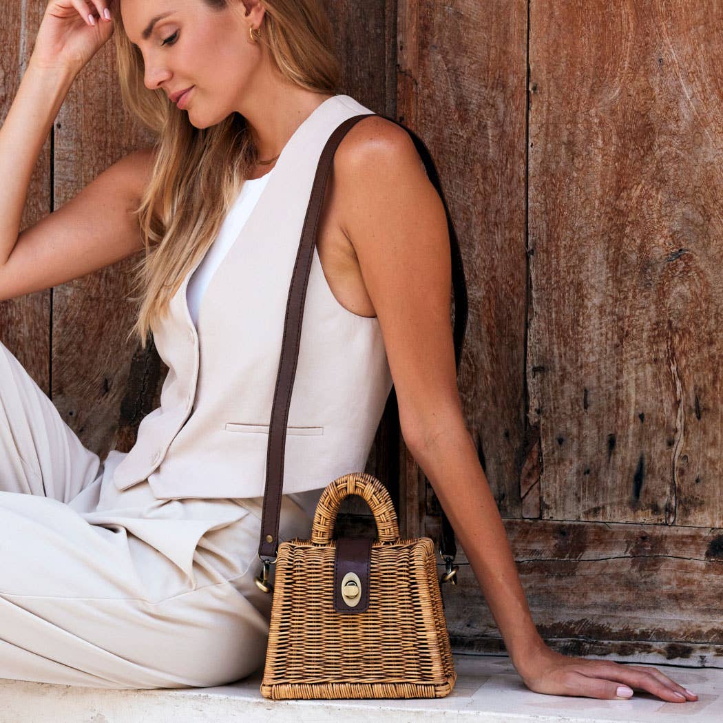 Rattan Crossbody
