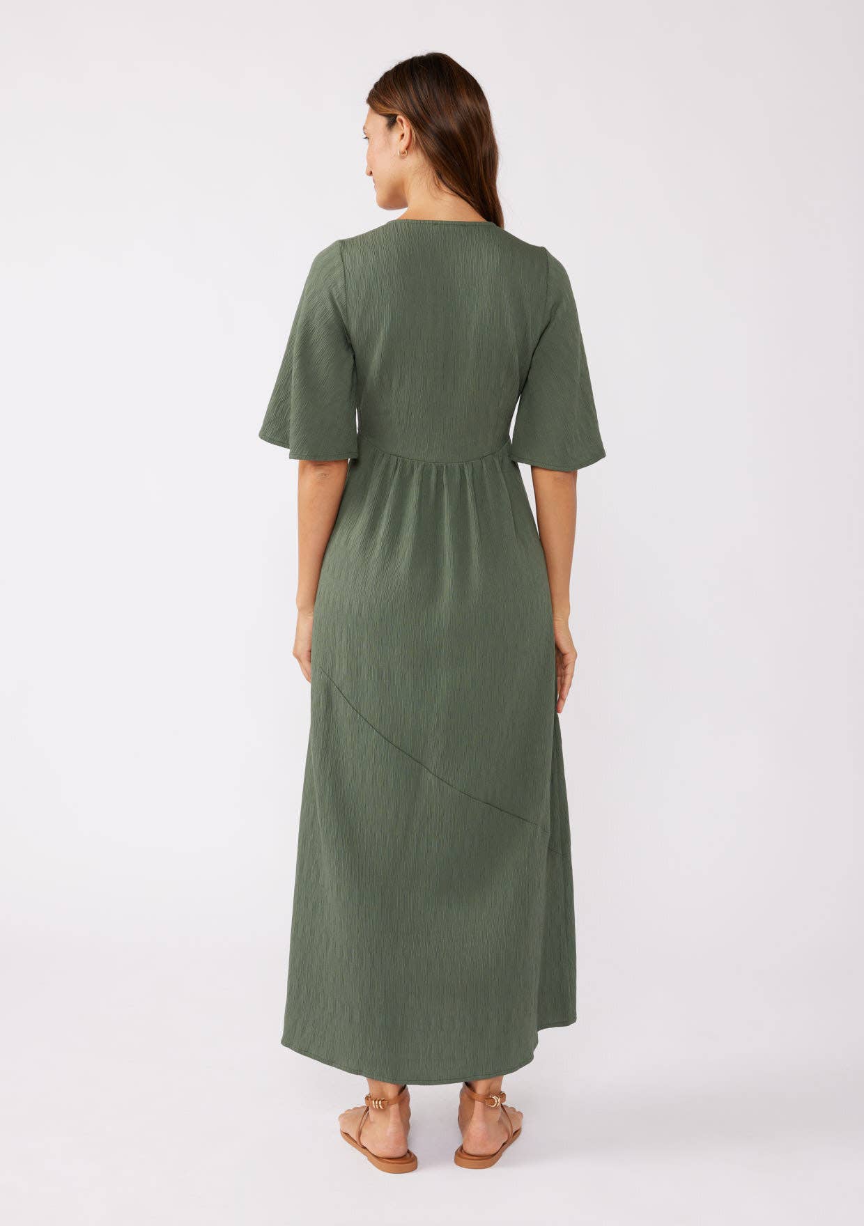 Empire Maxi Dress - Olive