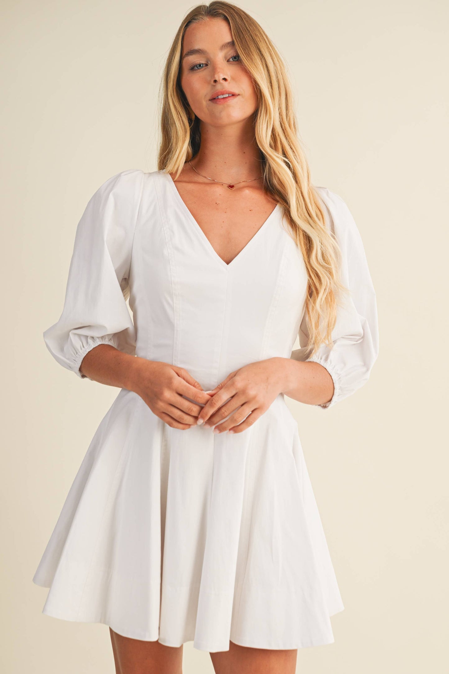 Puff Sleeve Dress