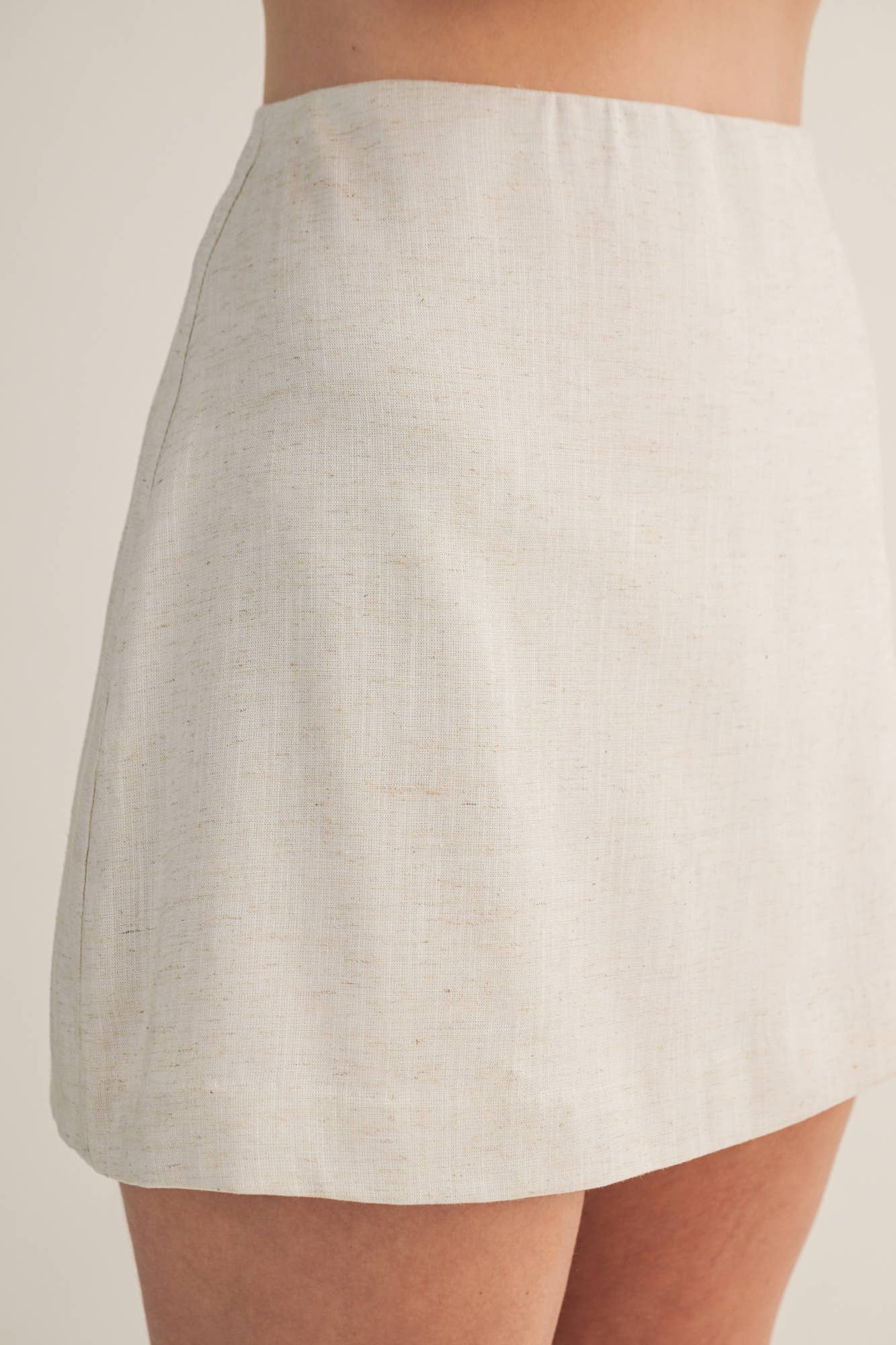 A-Line Skort- Linen