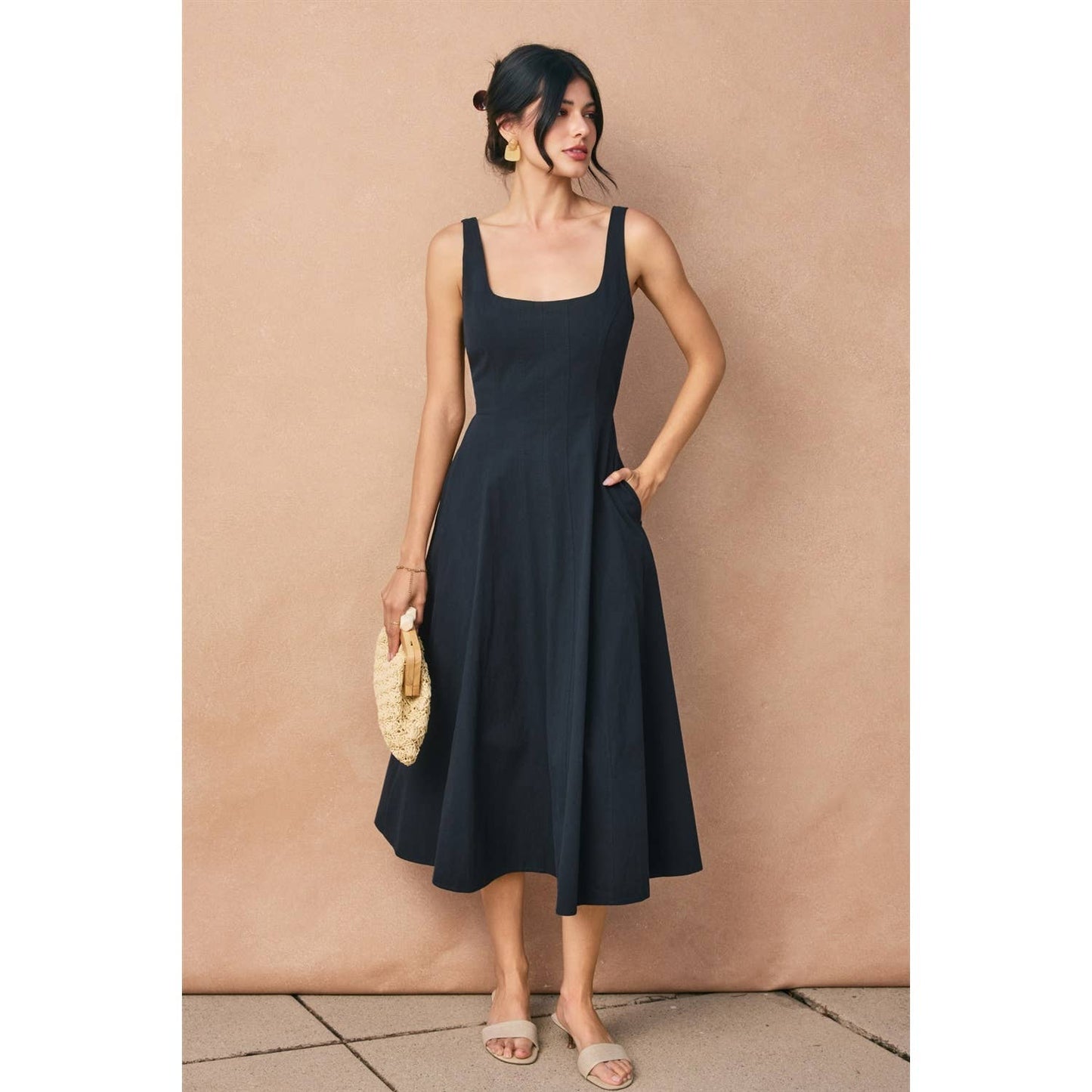 Square Neck Dress