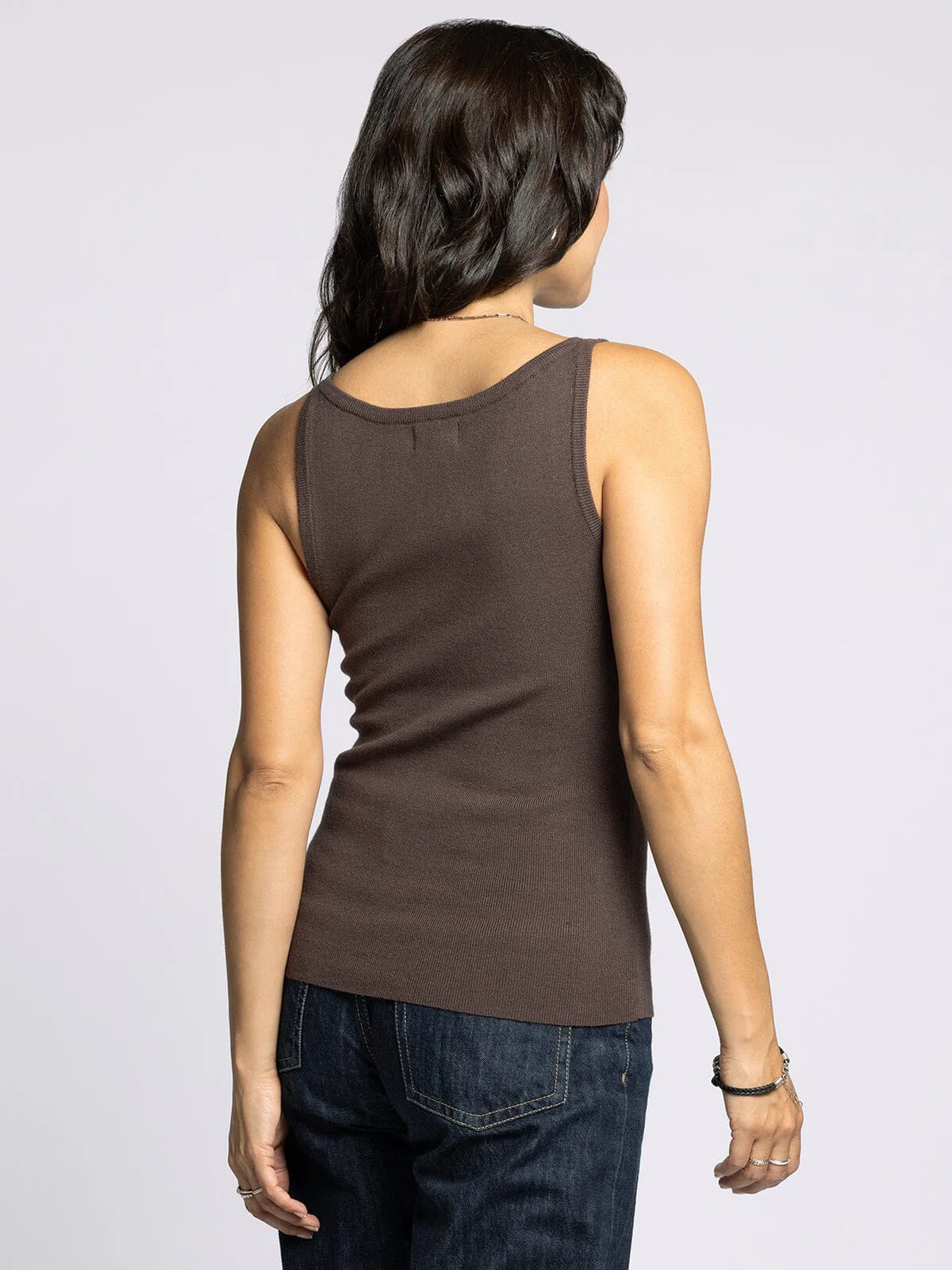 Corinne Tank- Dark Brown