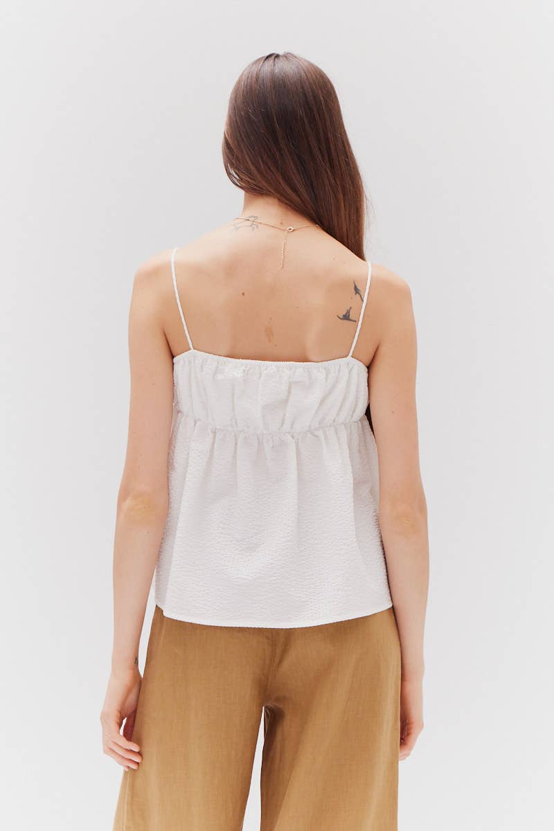 Clara Cami Top - White