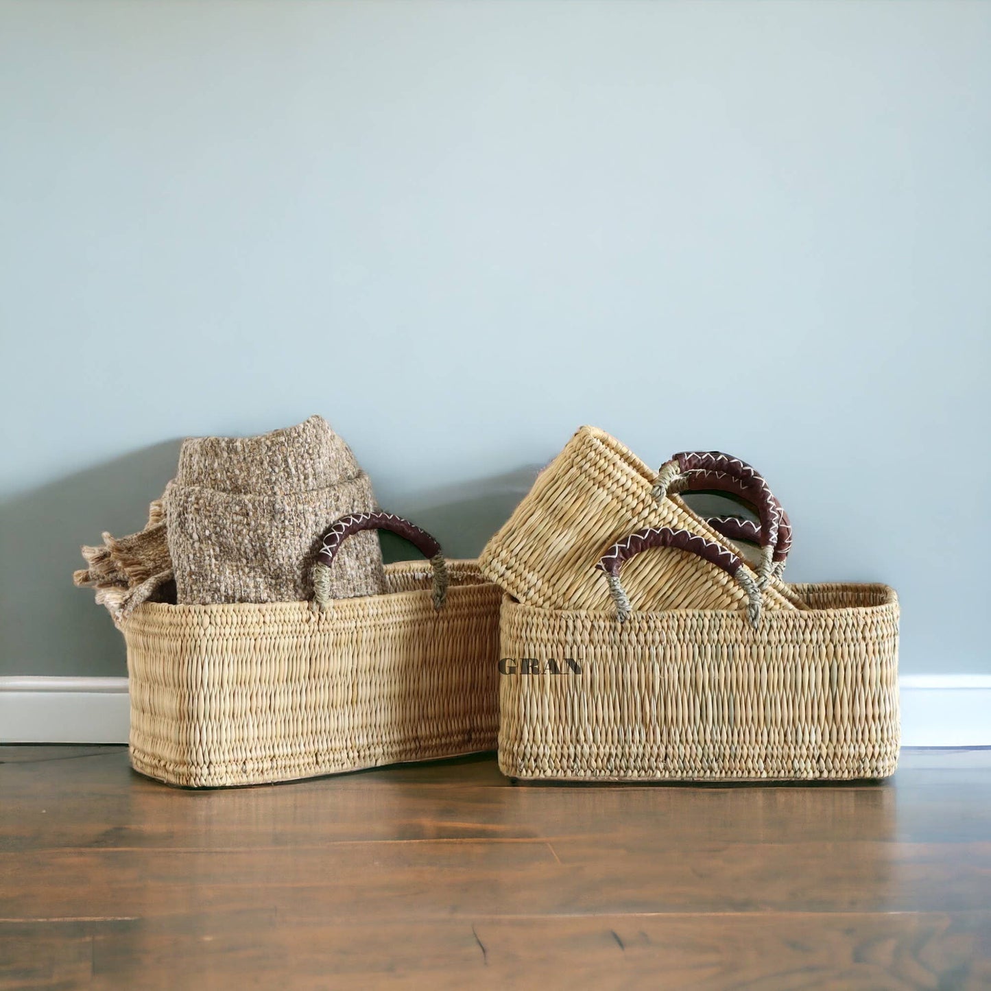 Handwoven Moroccan Baskets