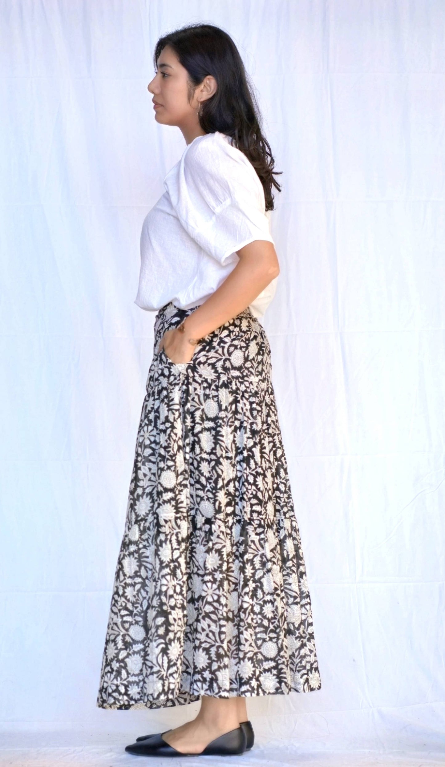 Printed Cotton Skirt