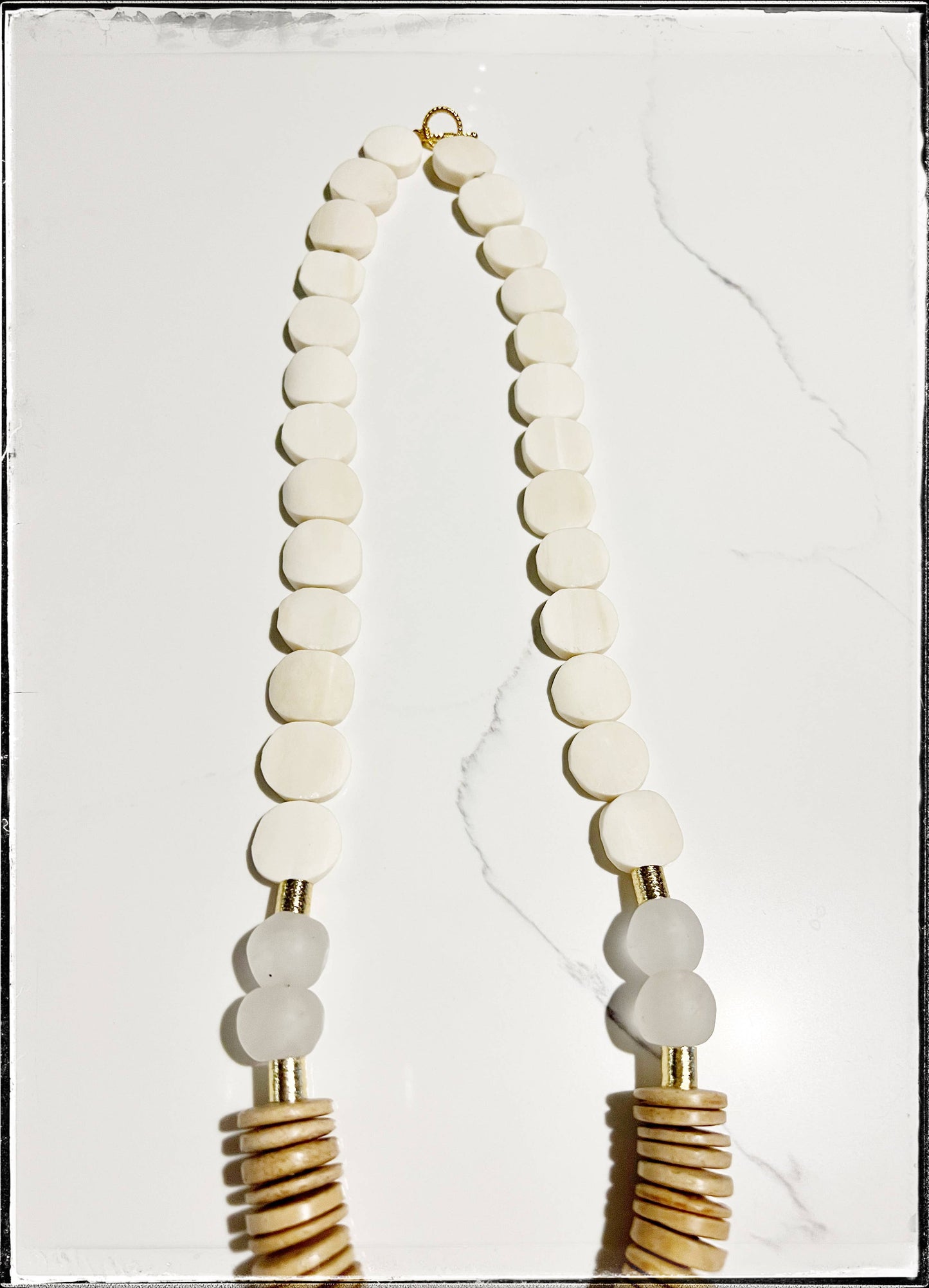 White African Bone Necklace
