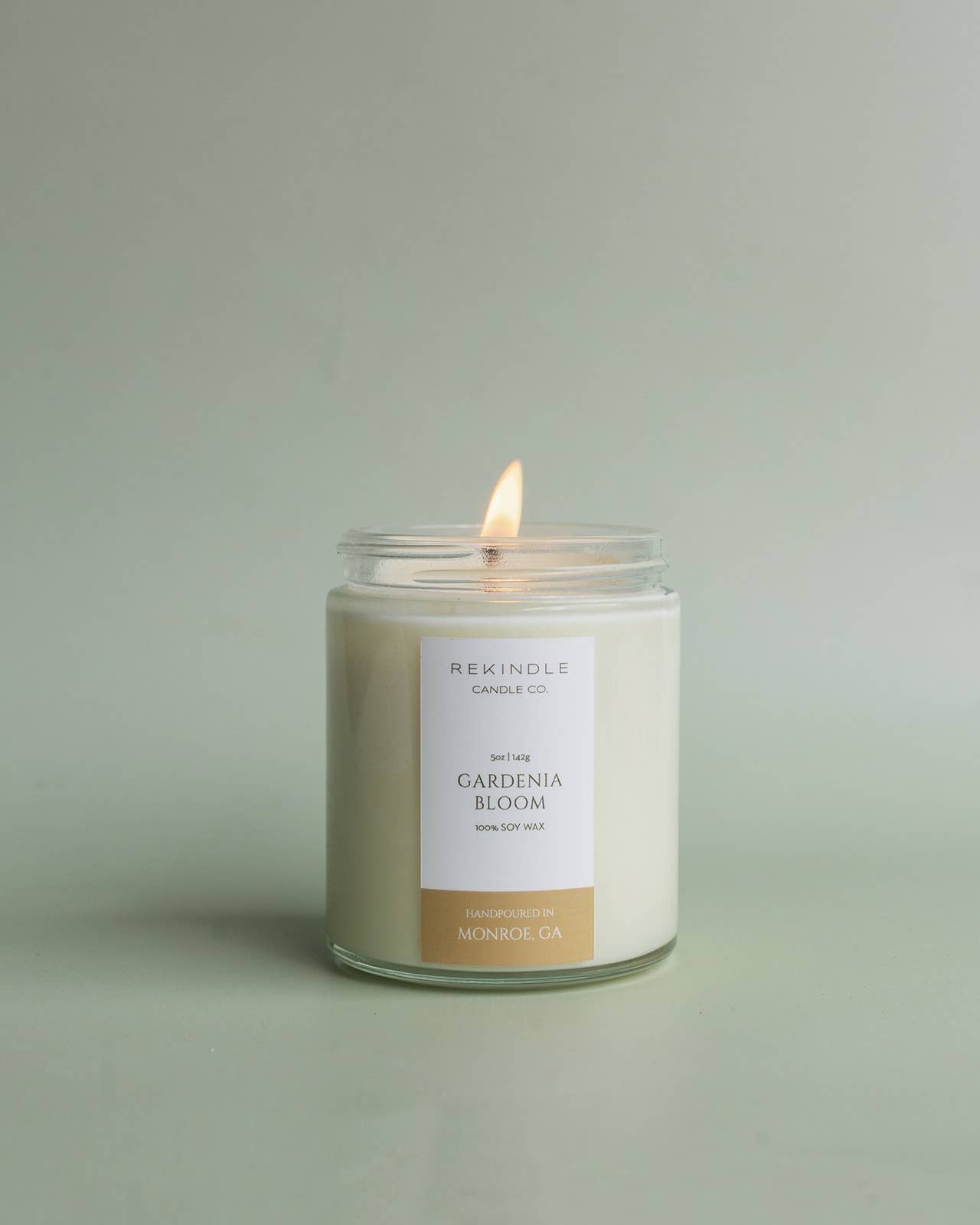 Cotton Wick Soy Candle: Gardenia Bloom