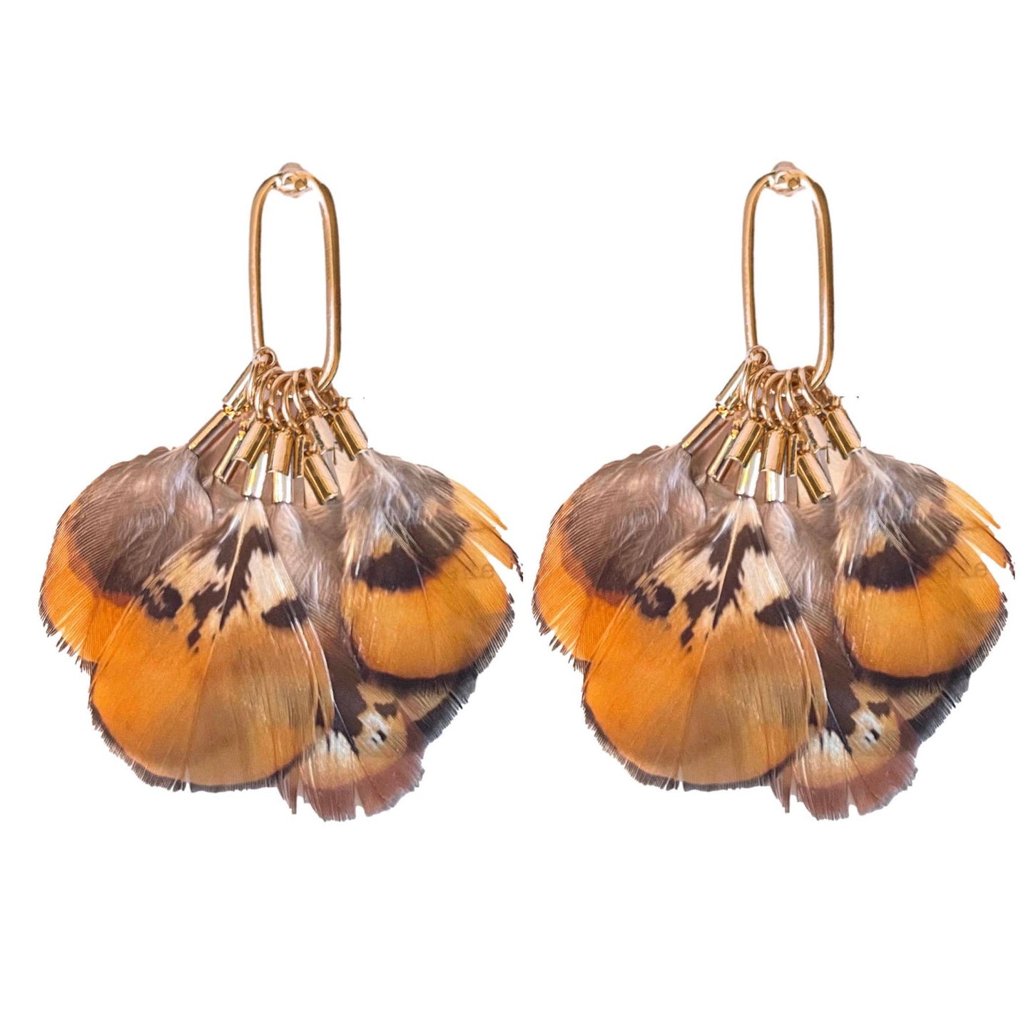 Quail Feather Earrings