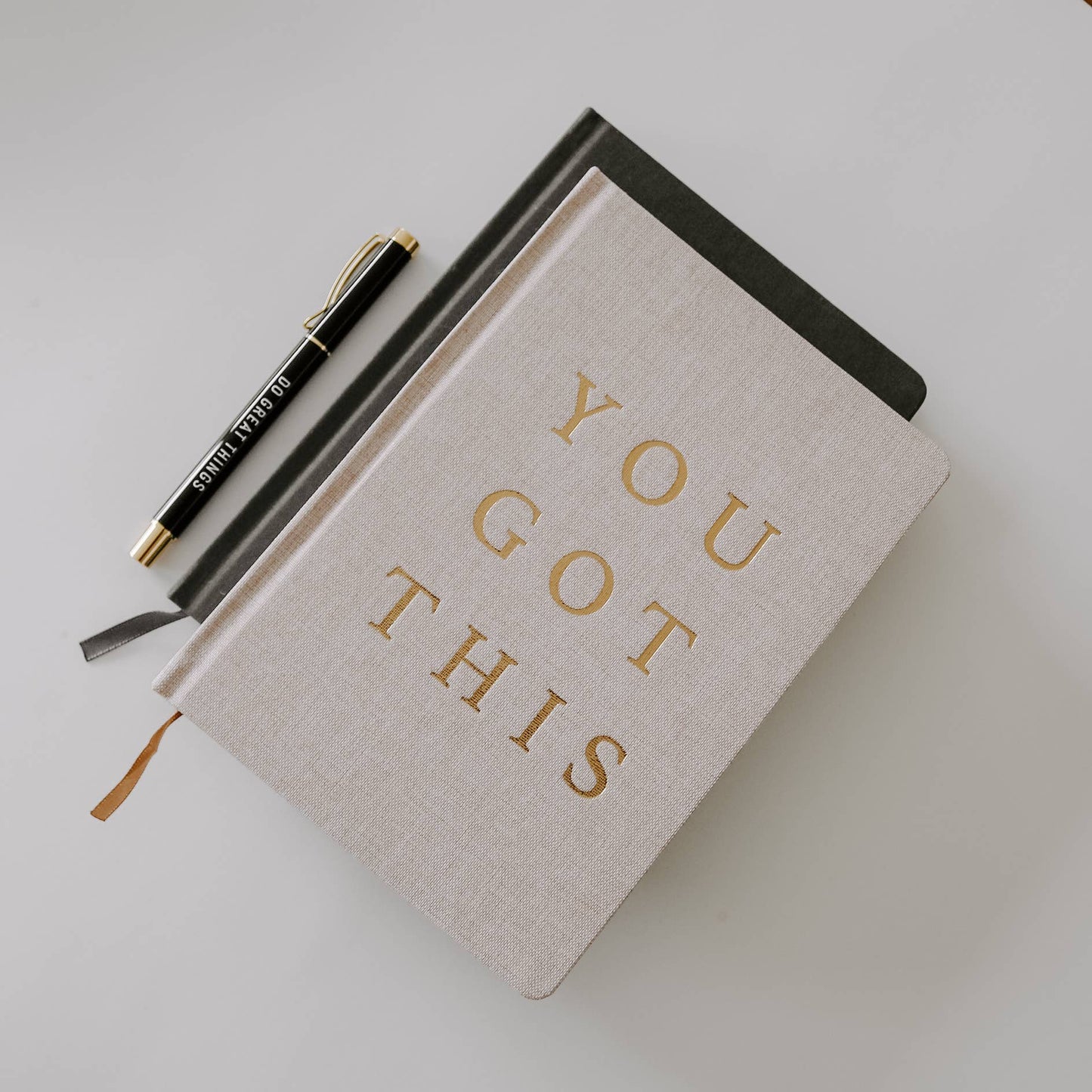 "You Got This" Fabric Journal
