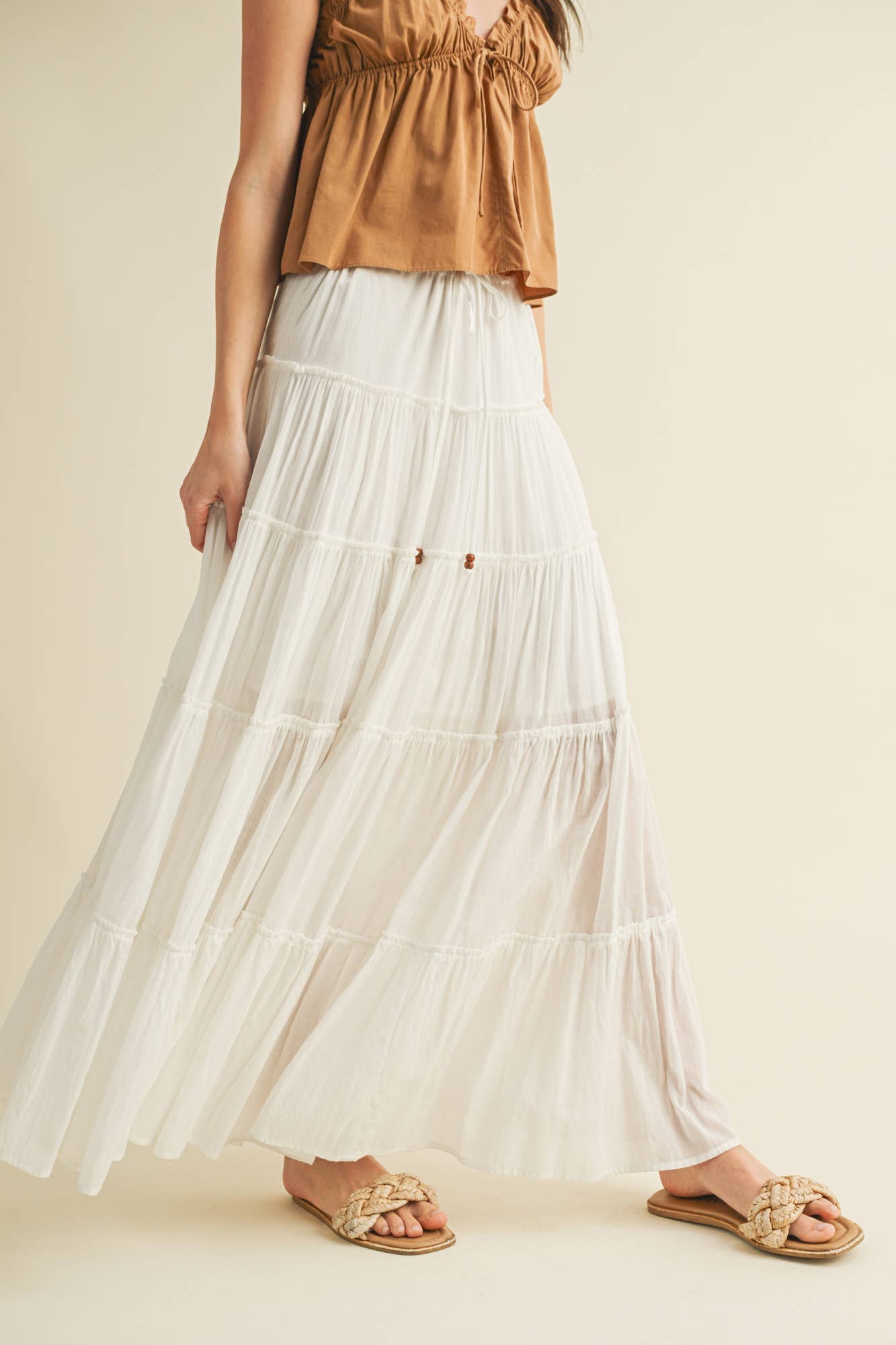 Tiered Maxi Skirt