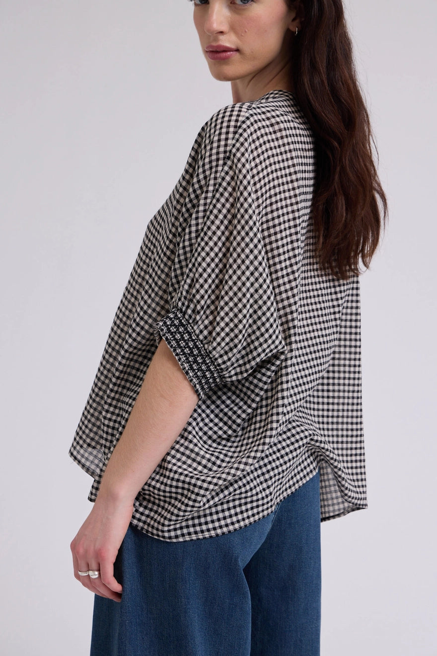Abigail Gingham Blouse