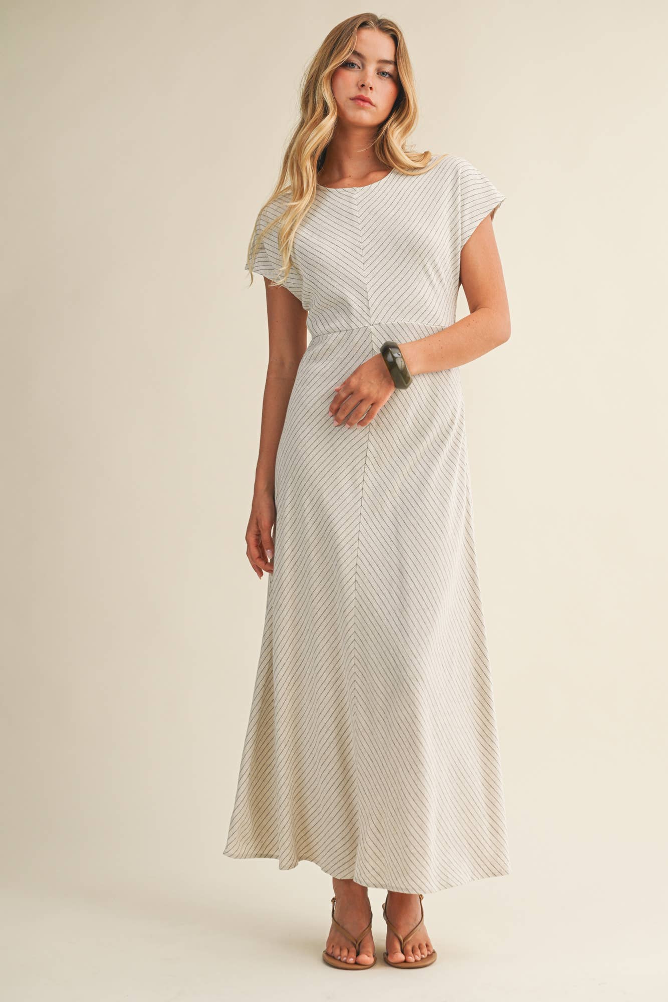 Polly Pinstripe Dress