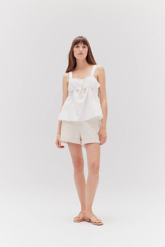 Twill Shorts - Milk