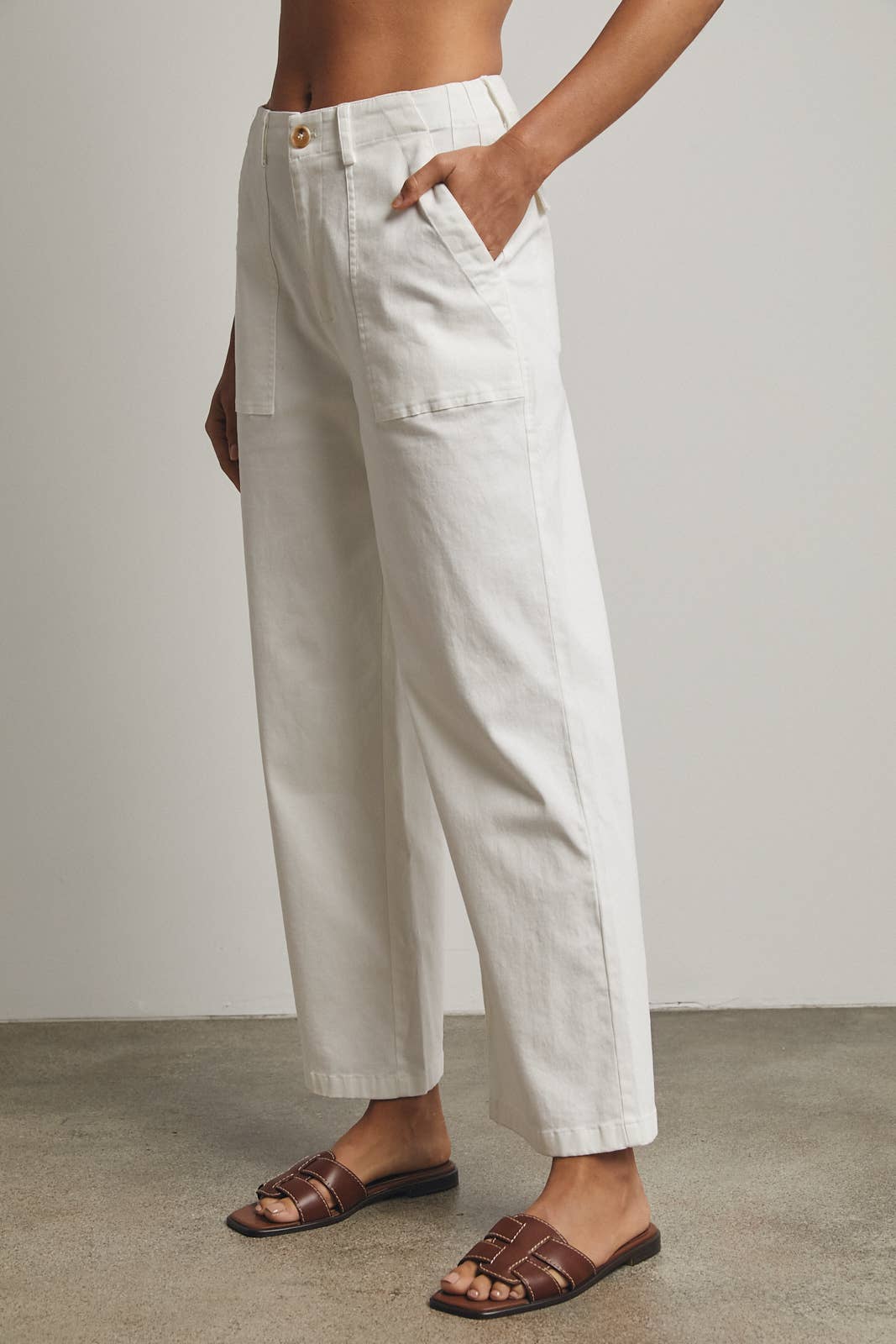 Straight Leg Pocket Pants