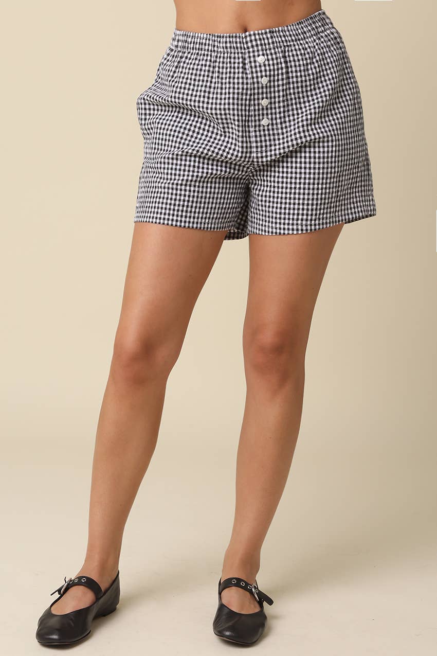 Finley Gingham Shorts