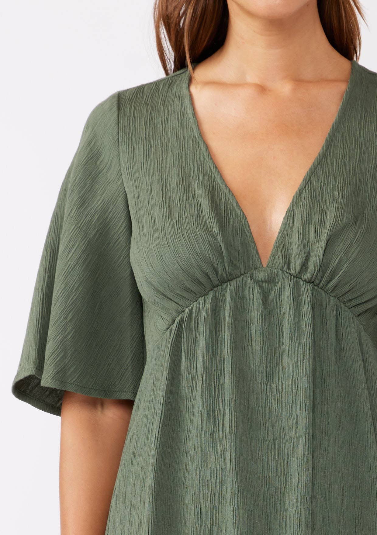 Empire Maxi Dress - Olive