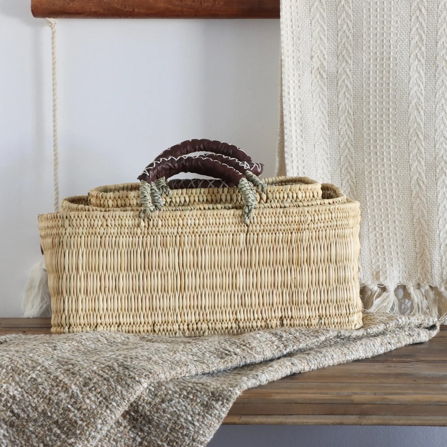 Handwoven Moroccan Baskets