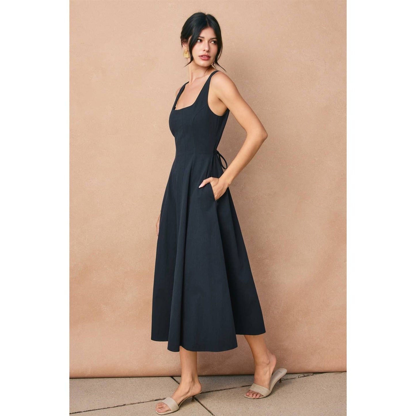 Square Neck Dress
