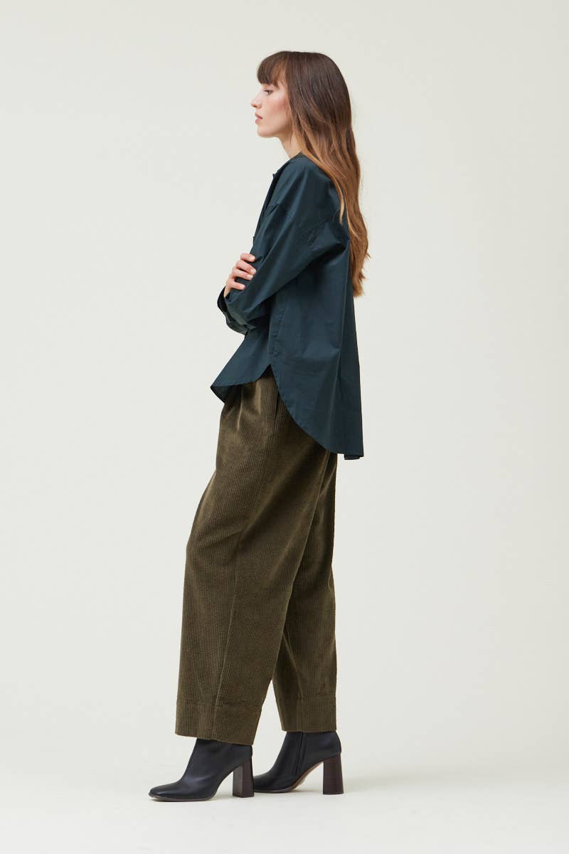 Poplin Shirt- Deep Sea