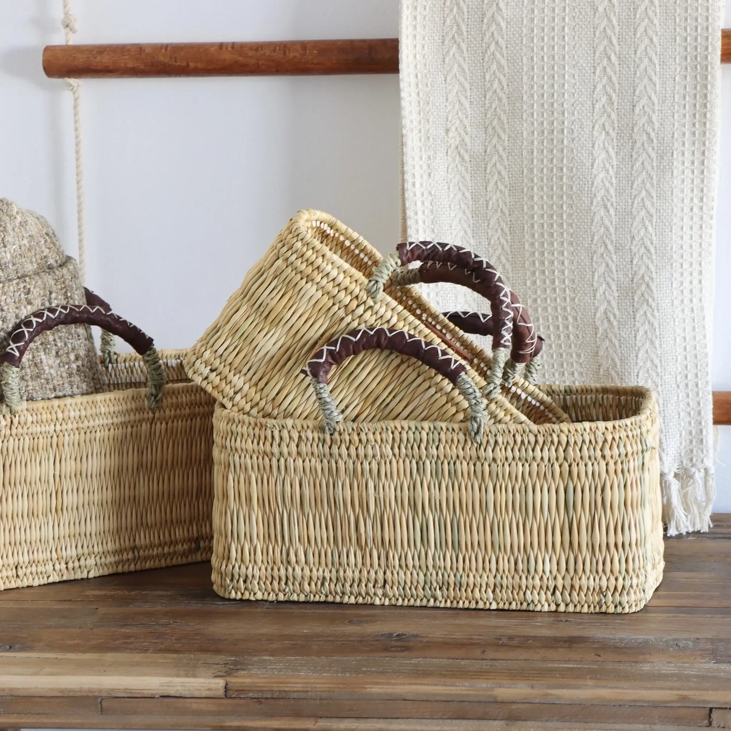 Handwoven Moroccan Baskets
