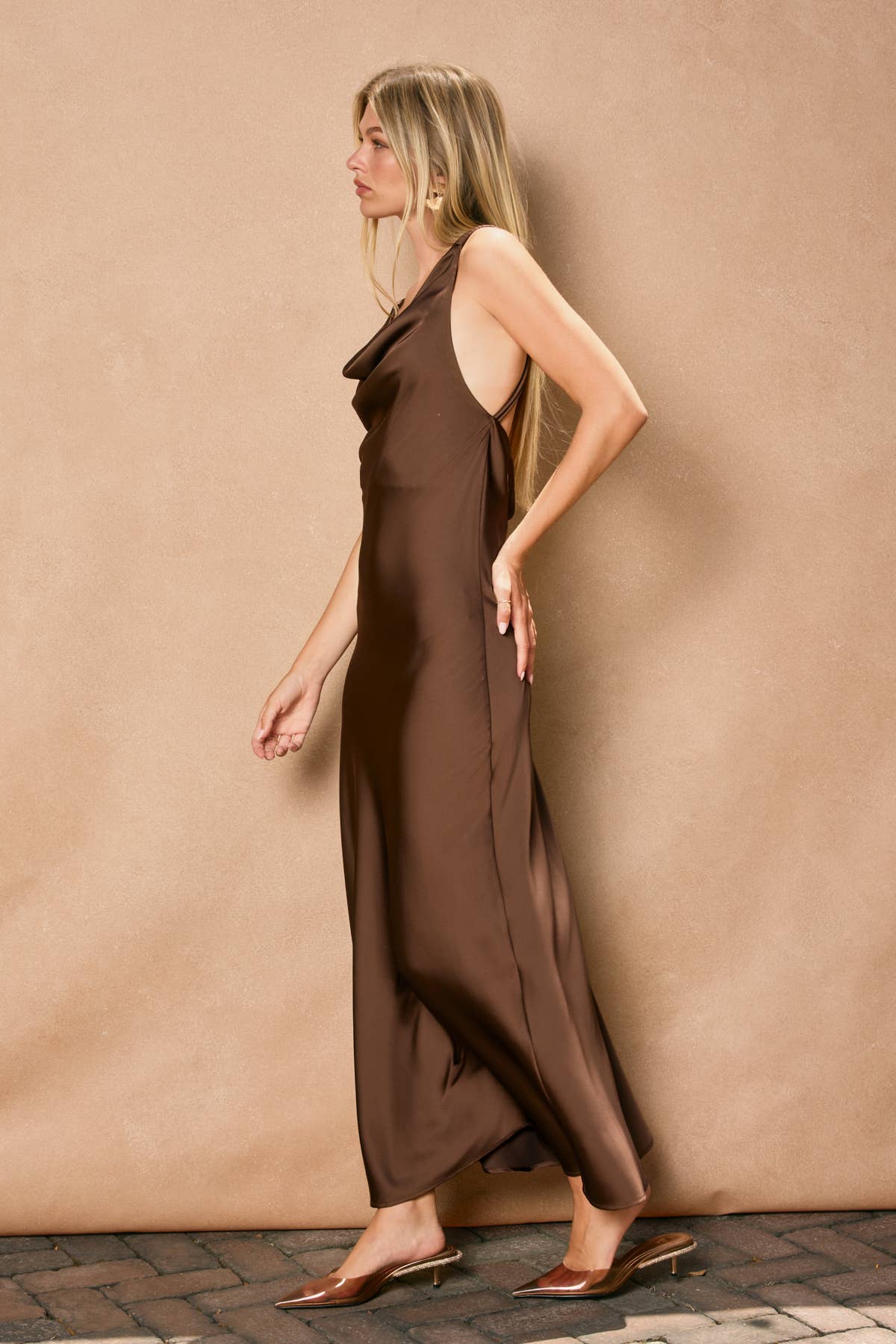 Twisted Strap Maxi Dress