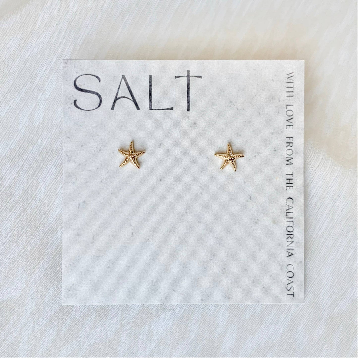 Starfish Studs: 18k Gold
